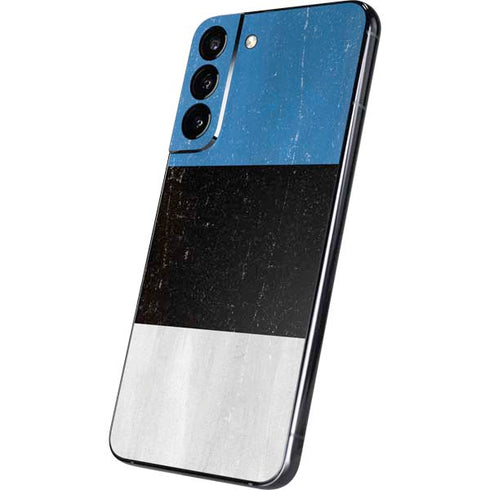 Estonia Flag Distressed Galaxy S22 Plus Skin